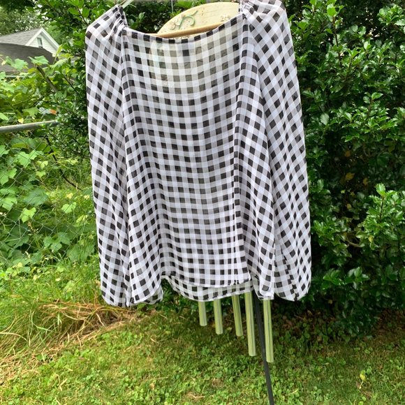 "A New Day" sheer top, XL, NWOT - Picture 13 of 13